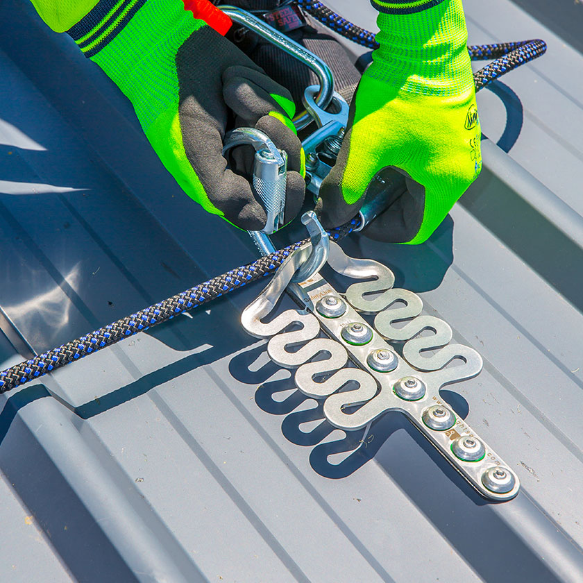 Surface Mounted Roof Anchor FrogLink Energy Absorbing